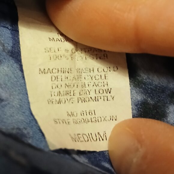 Aqua Blues Medium Women's Blue Swirl Skirt - Picture 6 of 13